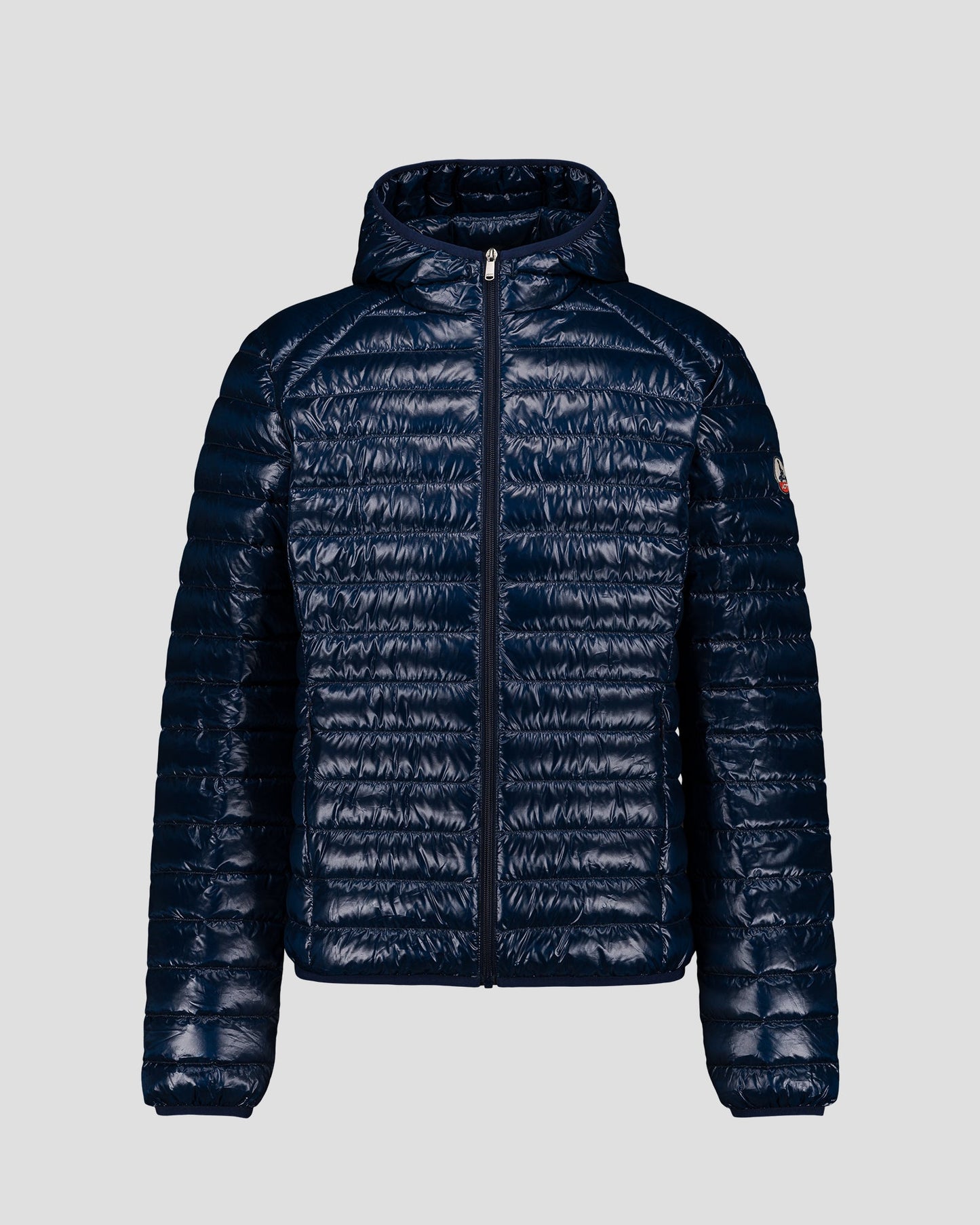 Doudoune légère à capuche Marine Nico shiny