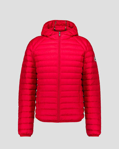 Doudoune légère à capuche Rouge carmin Nico