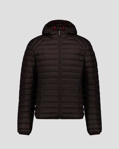 Doudoune légère à capuche Café noir Nico