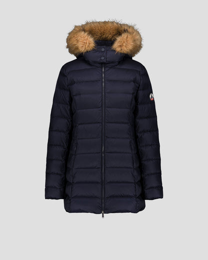 Doudoune mi-longue Grand Froid Marine Perle