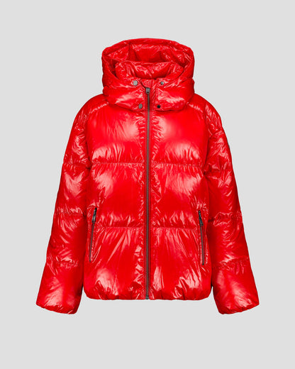 Doudoune Grand Froid puffer Rouge carmin Quinn shiny