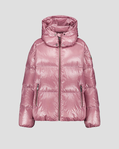 Doudoune Grand Froid puffer Rose antique Quinn shiny