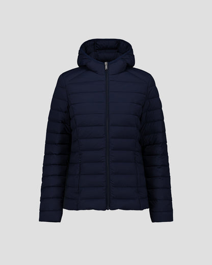 Doudoune à capuche stretch légère Marine Salma