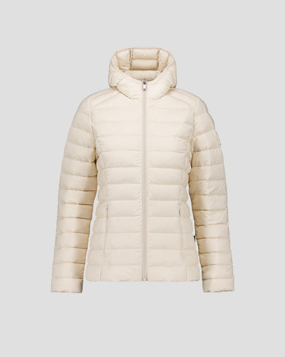 Doudoune à capuche stretch légère Naturel Salma