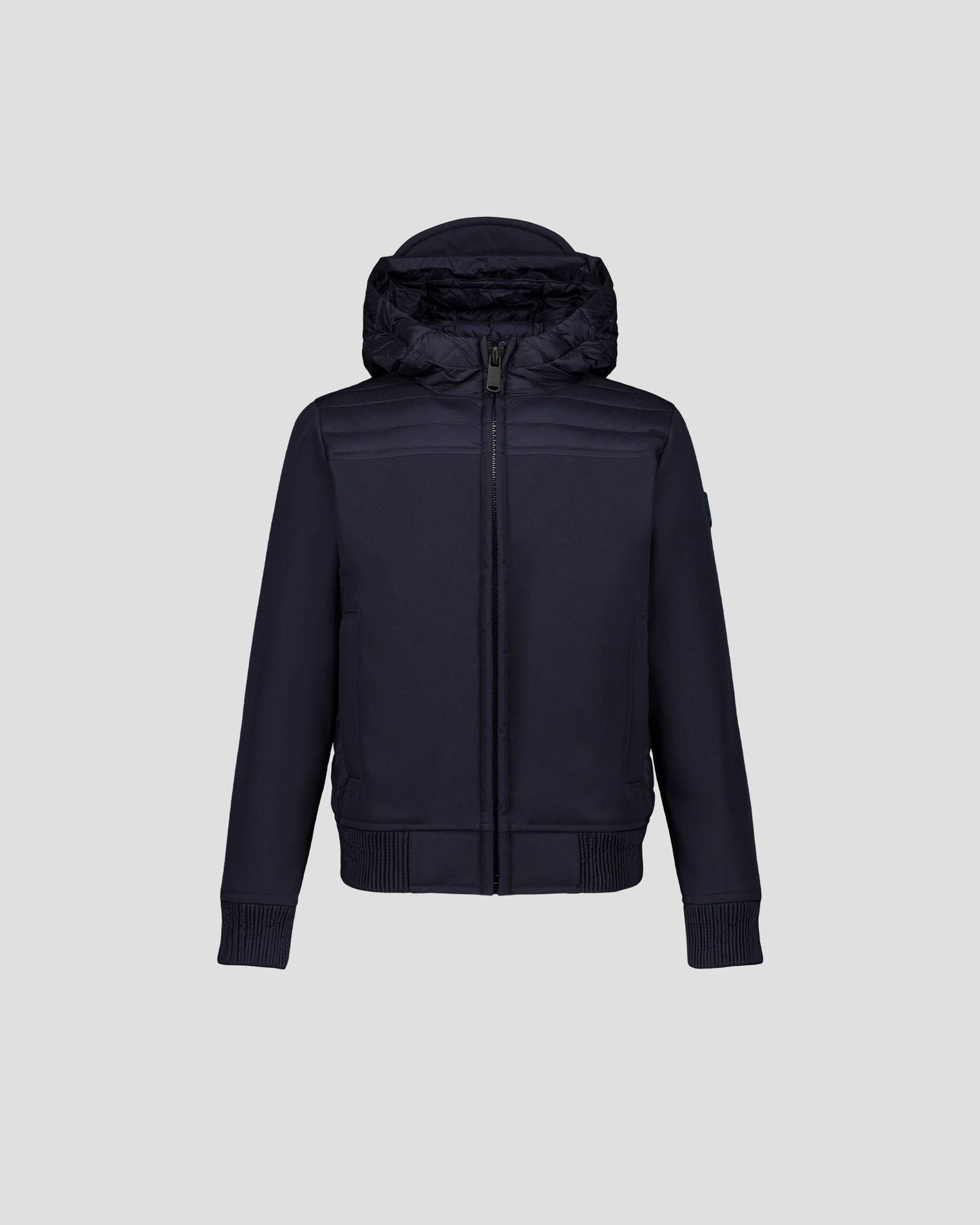Doudoune enfant bi-matière softshell Marine Salto 2.0