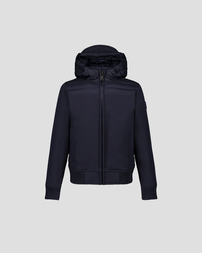 Doudoune enfant bi-matière softshell Marine Salto 2.0