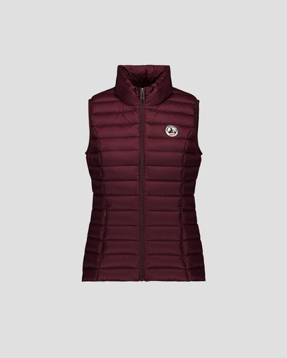 Doudoune légère sans manches Cerise noire Seda