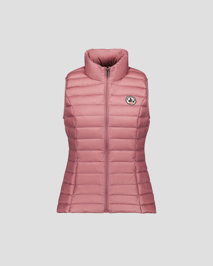 Doudoune légère sans manches Rose antique Seda