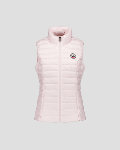 Doudoune légère sans manches Rose pétale Seda