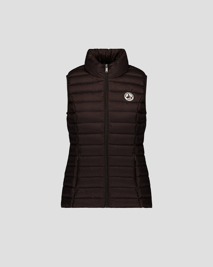 Doudoune légère sans manches Café noir Seda