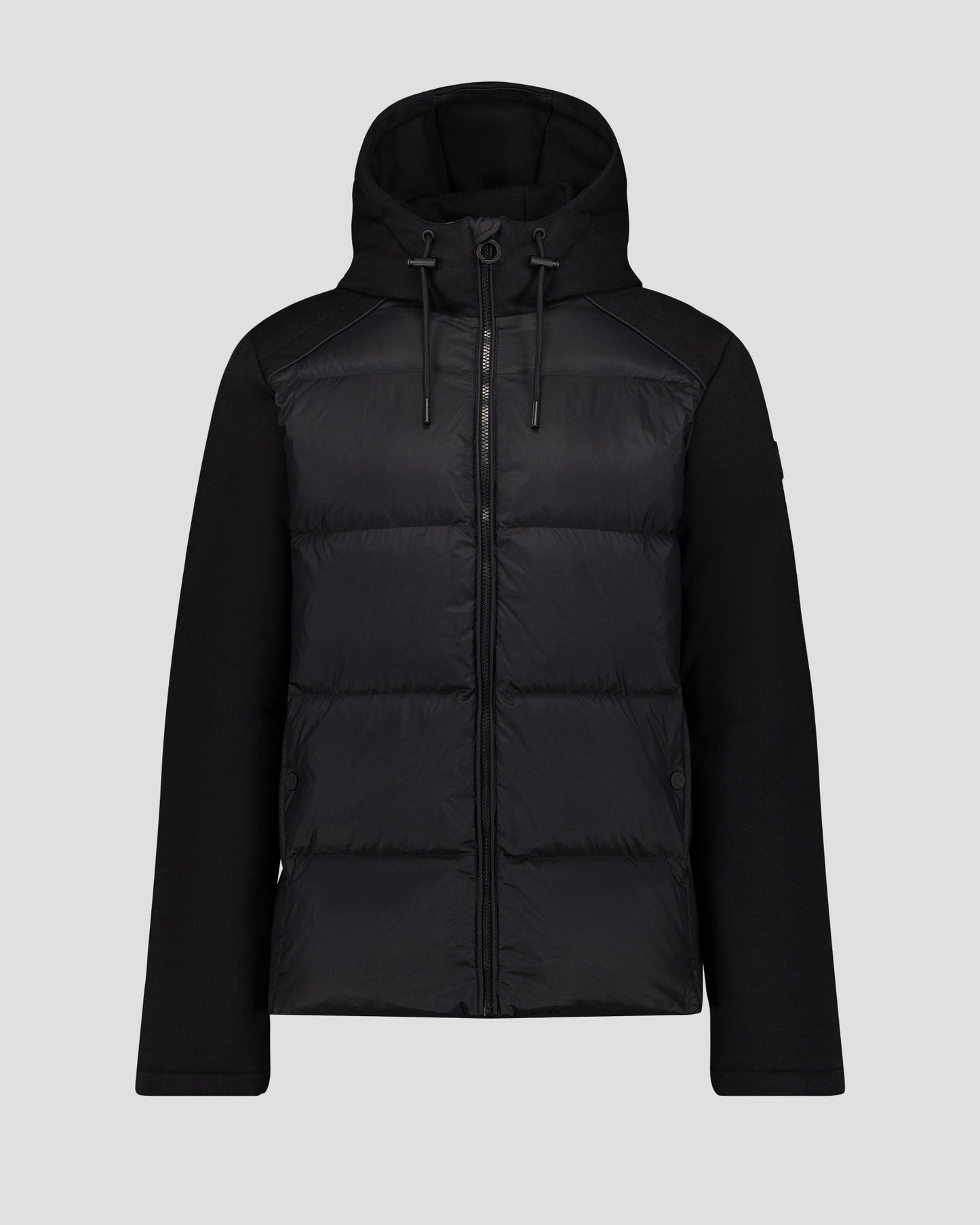 Doudoune puffer bi-matière Noir Thunder