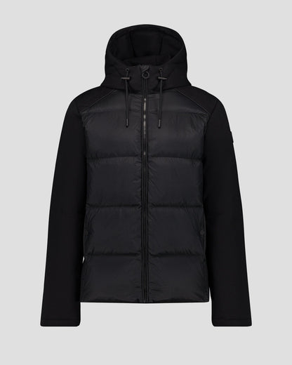 Doudoune puffer bi-matière Noir Thunder