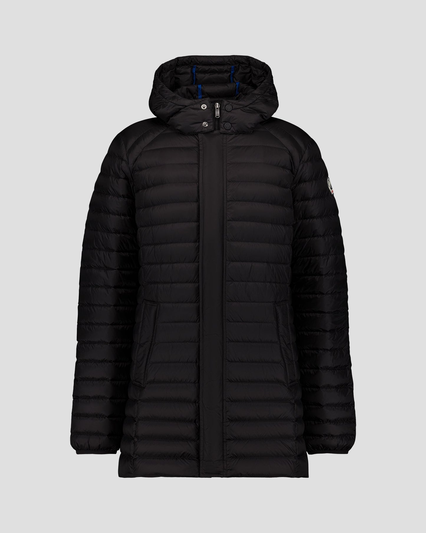 Doudoune mi-longue à capuche Noir Xavier