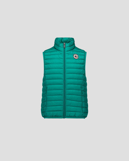 Doudoune sans manches enfant Vert persan Zoe
