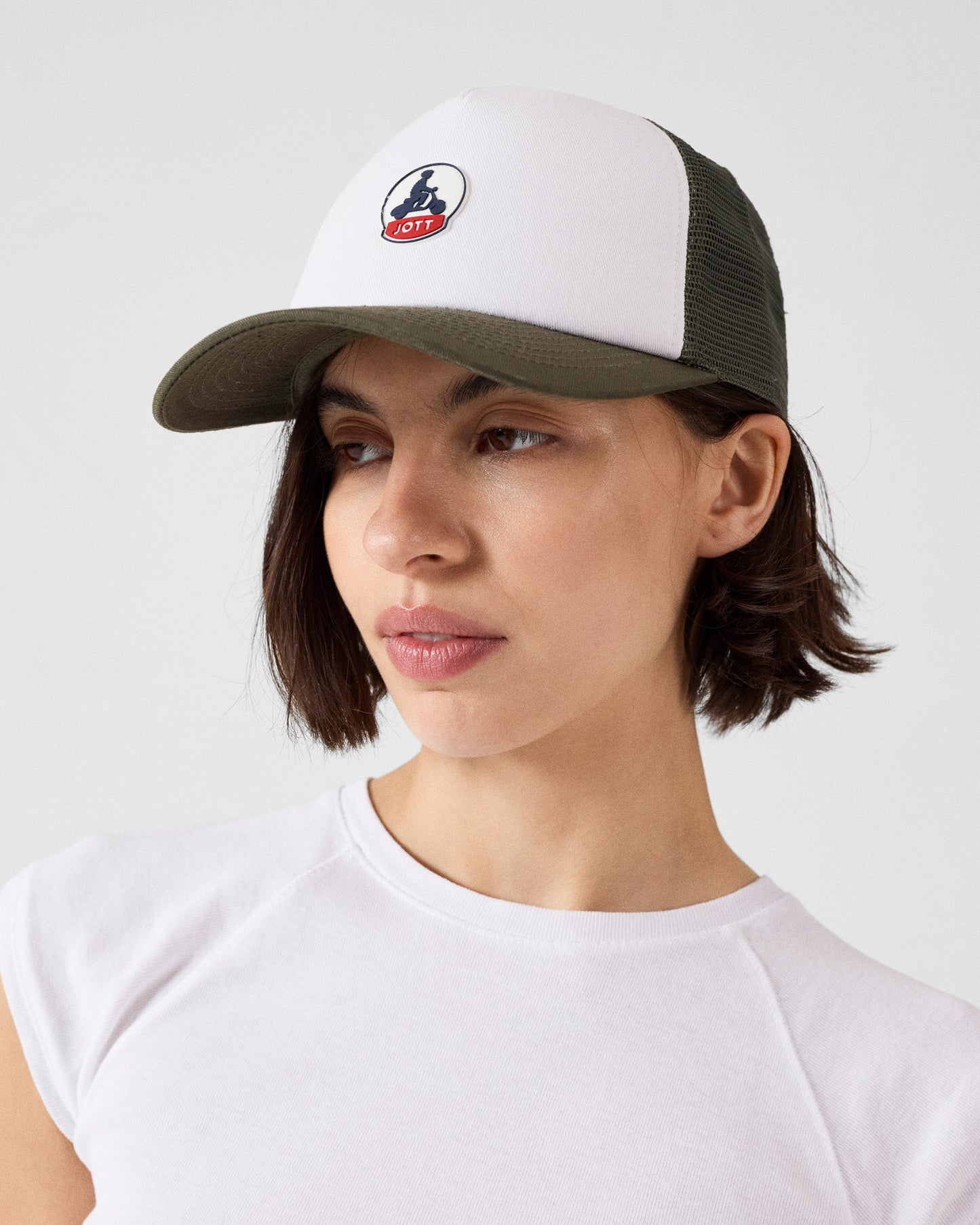 Casquette bicolore à filet Army/Blanc/Army Sail 2.0