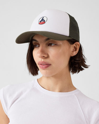 Casquette bicolore à filet Army/Blanc/Army Sail 2.0