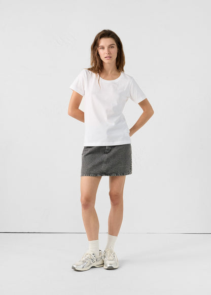 T-Shirt à col rond Blanc Lucia