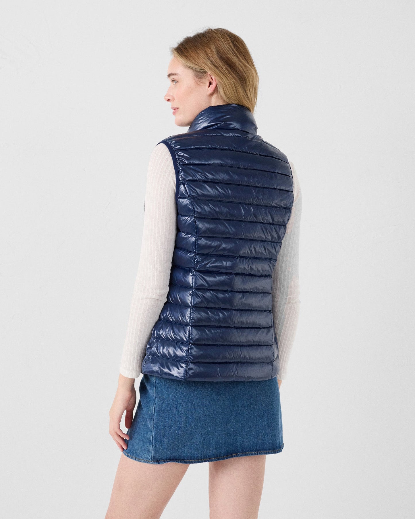 Doudoune légère sans manches Marine Seda shiny