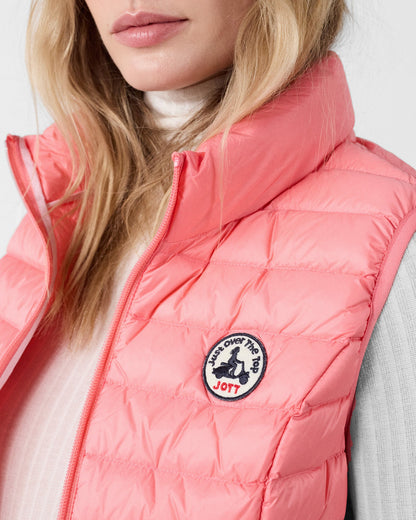 Doudoune légère sans manches Vibrant pink Seda