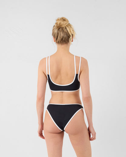 Haut de maillot de bain brassière Noir Maeva top