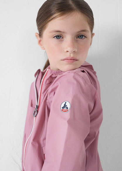 Imperméable enfant paquetable Rose antique Corrie