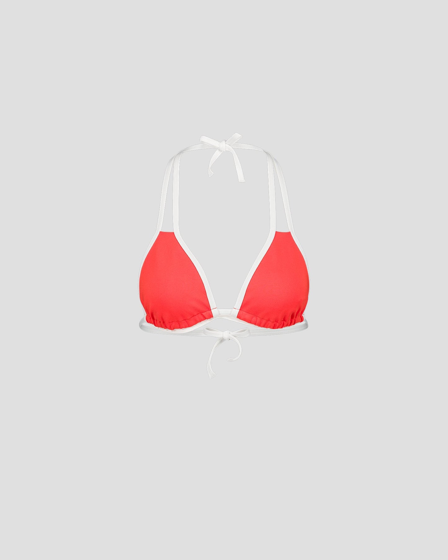 Haut de maillot de bain triangle Rouge feu Maddie top