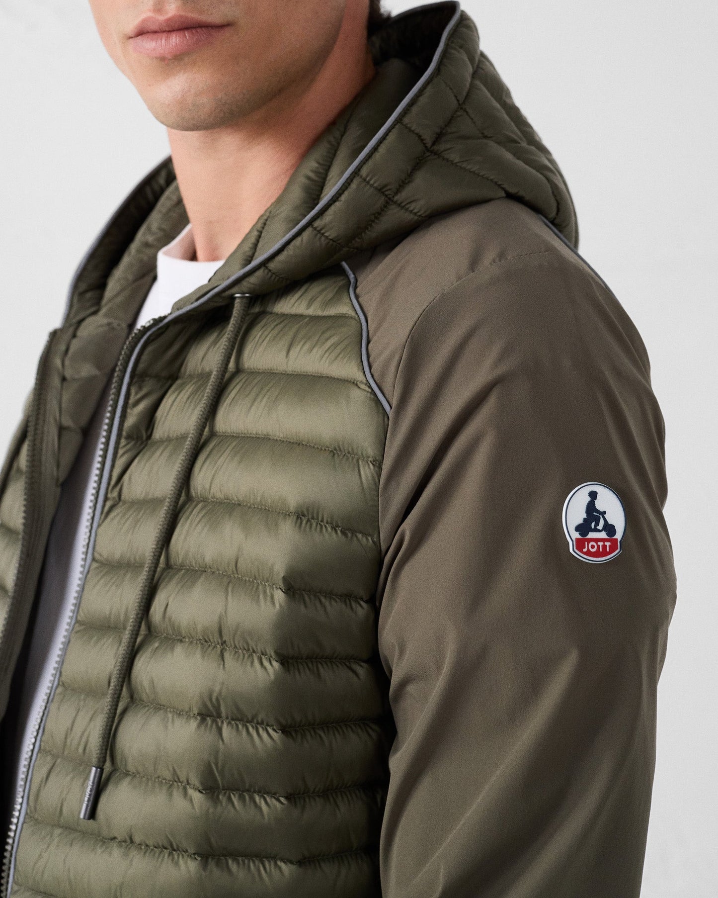 Doudoune bi-matière Army Stride