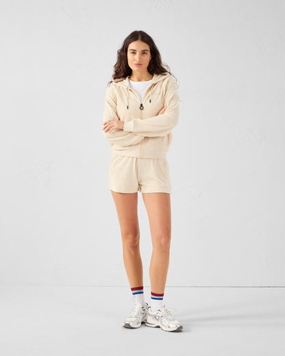 Veste zipée éponge Sable Anemone