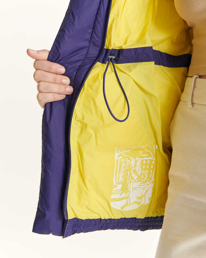 Doudoune à capuche Grand Froid Bleu nuit Luxe 2.0