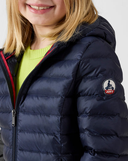 Doudoune légère à capuche enfant Marine Carla