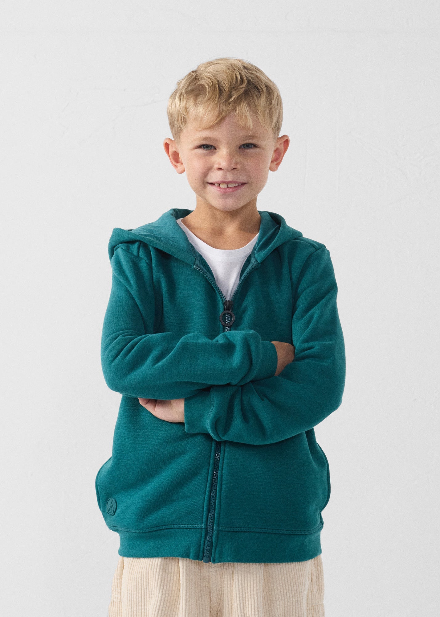 Veste enfant zippée à capuche Deep lake Arie