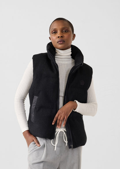 Veste Grand Froid puffer sans manches Noir Atsuma