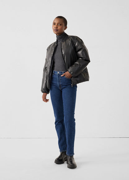 Doudoune courte esprit bomber Noir Celeste