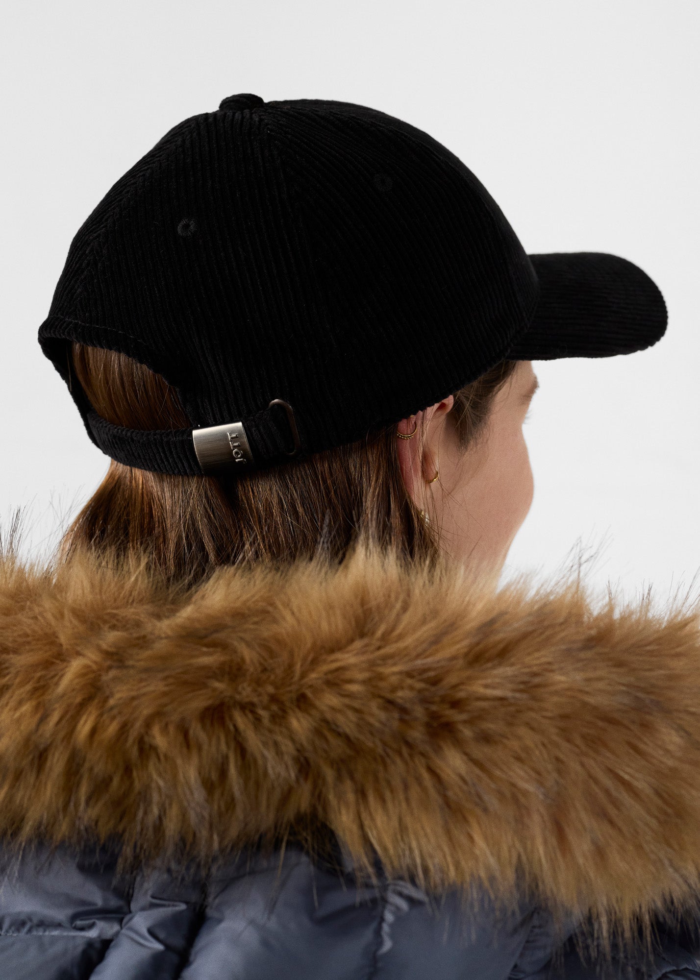 Casquette en velours Noir Cirrus