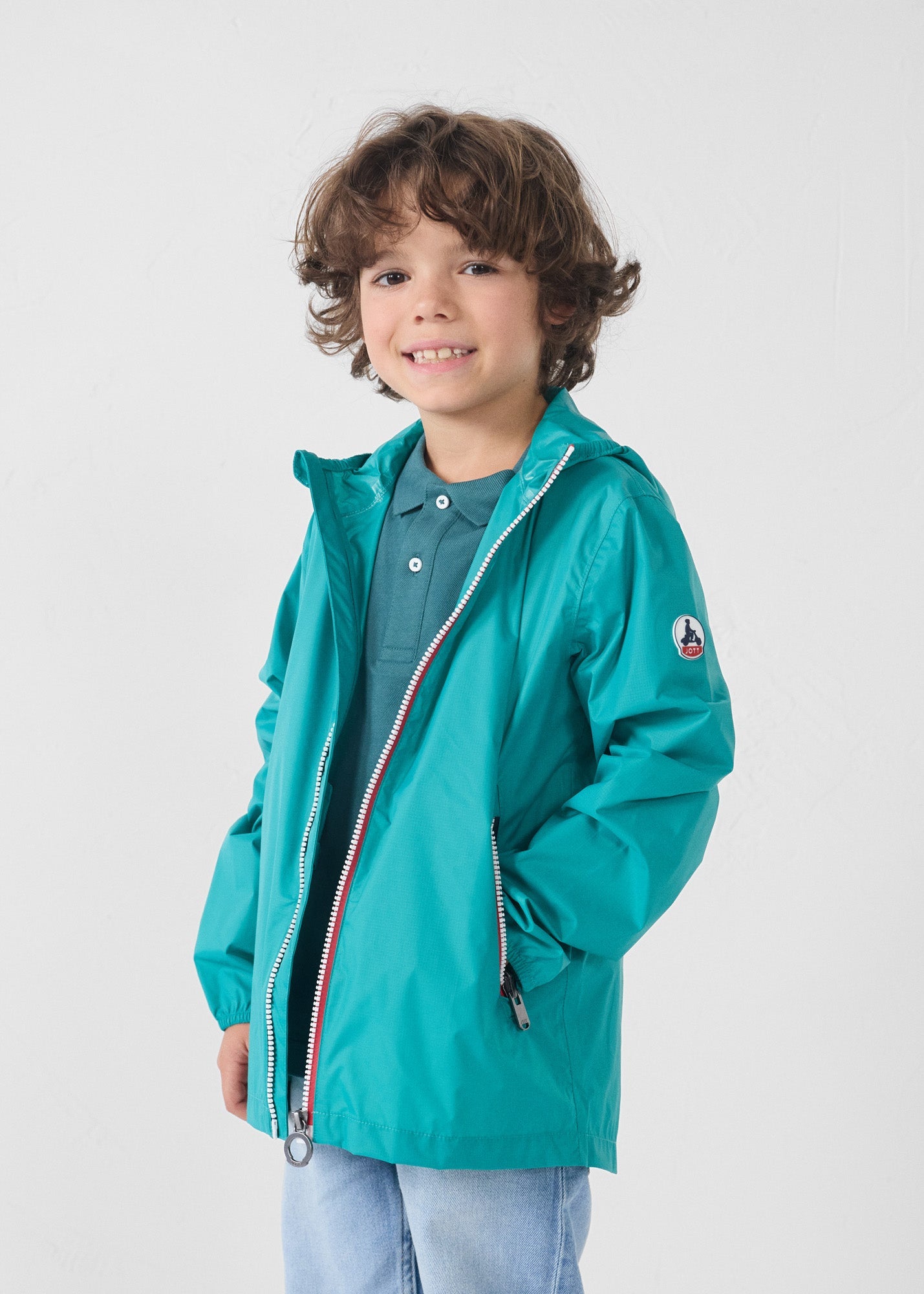 Imperméable enfant paquetable Vert persan Corrie