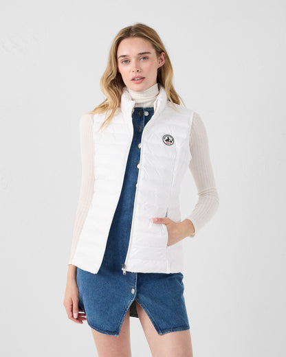 Doudoune légère sans manches Blanc Seda