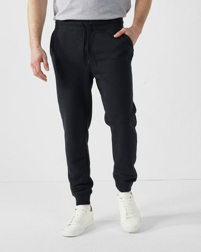 Pantalon de sport en coton Noir Achille