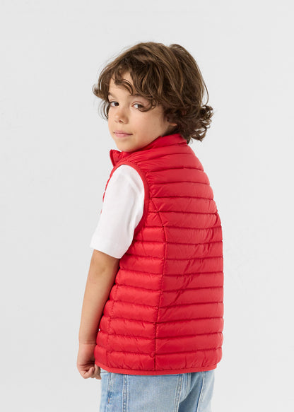 Doudoune sans manches enfant Rouge carmin Zoe