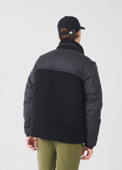 Doudoune sherpa Noir Oleg