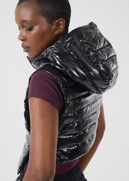 Capuche laquée Noir Alae laquée