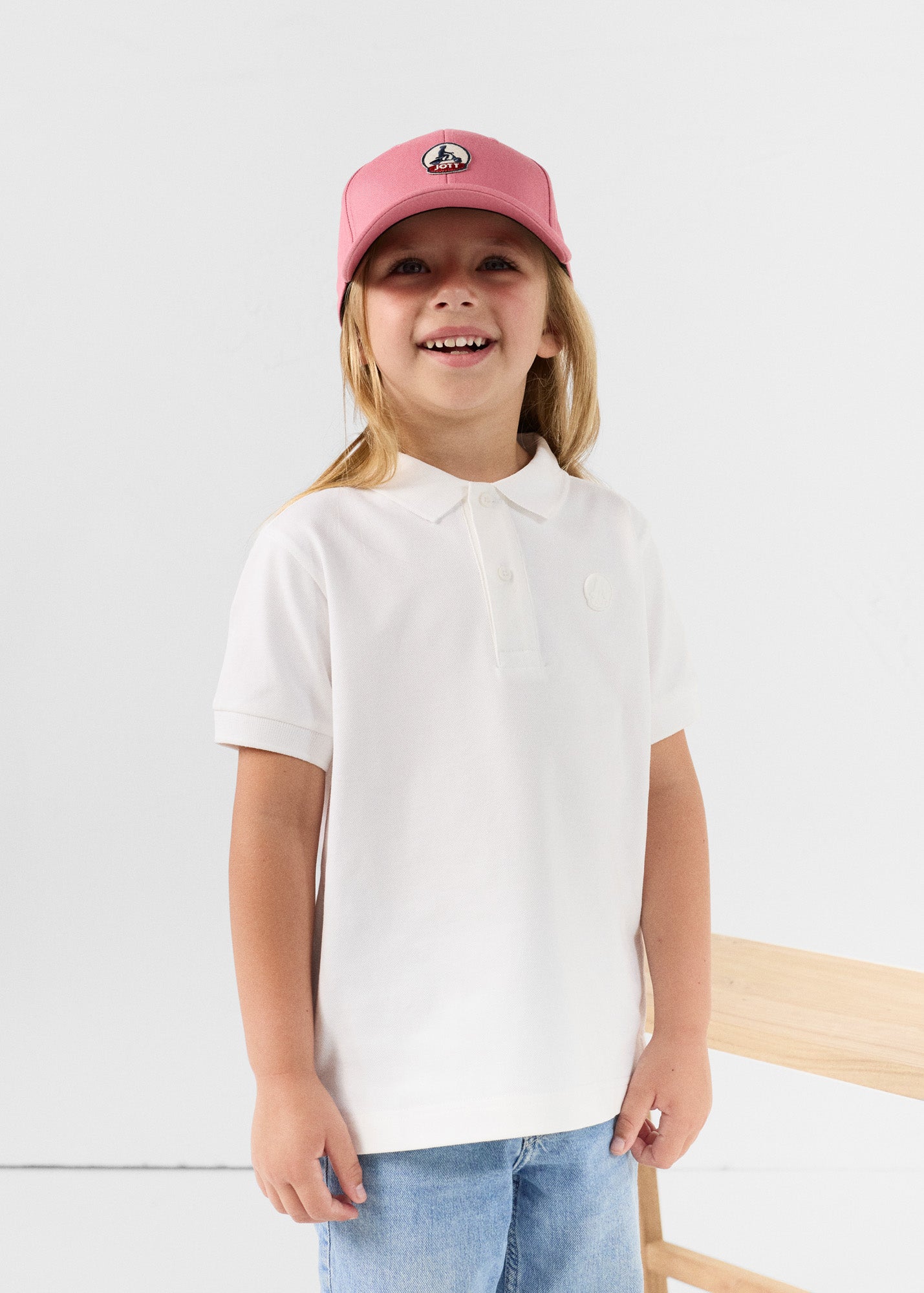 Polo enfant Blanc Enzo