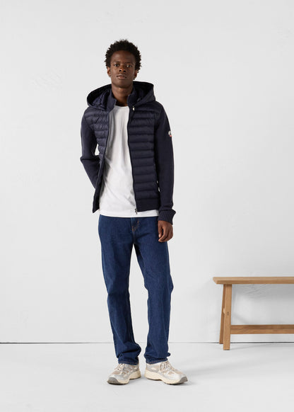 Doudoune bi-matière Marine Jumping