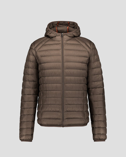 Doudoune légère à capuche Taupe Nico