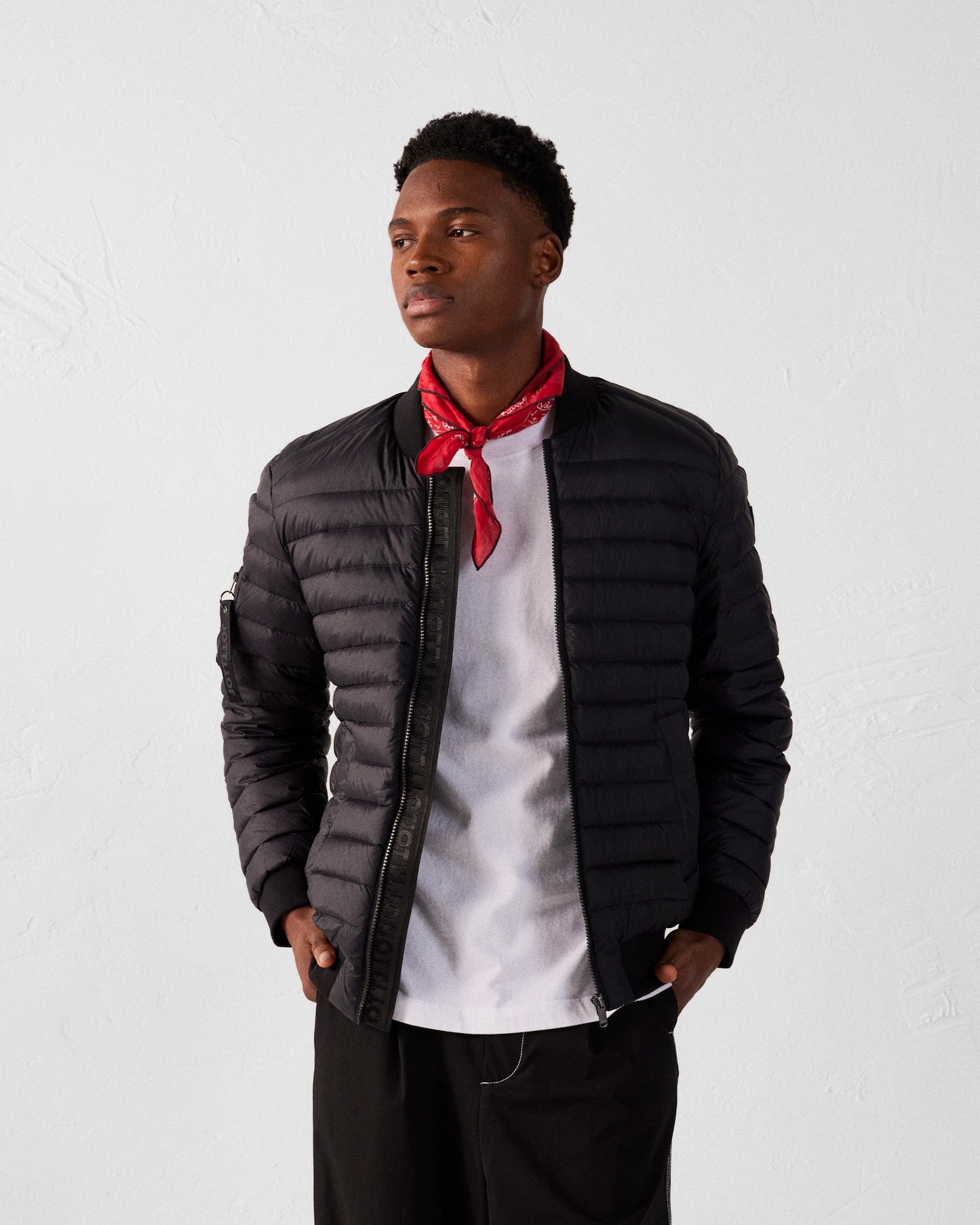 Doudoune légère bomber Noir Ryan