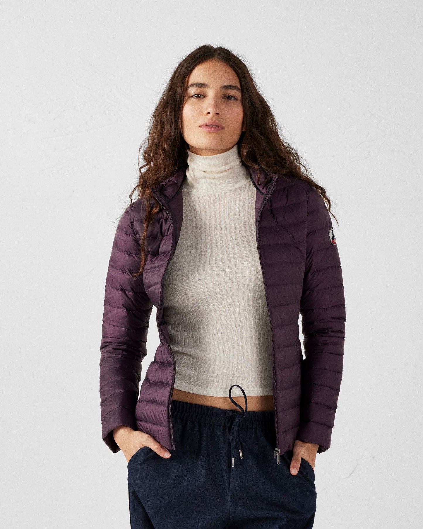 Doudoune légère à capuche Figue Cloe