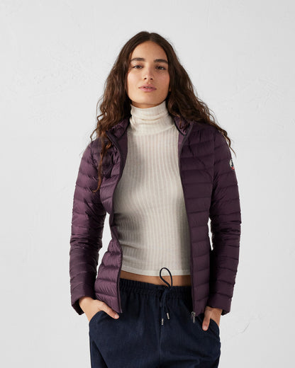 Doudoune légère à capuche Figue Cloe