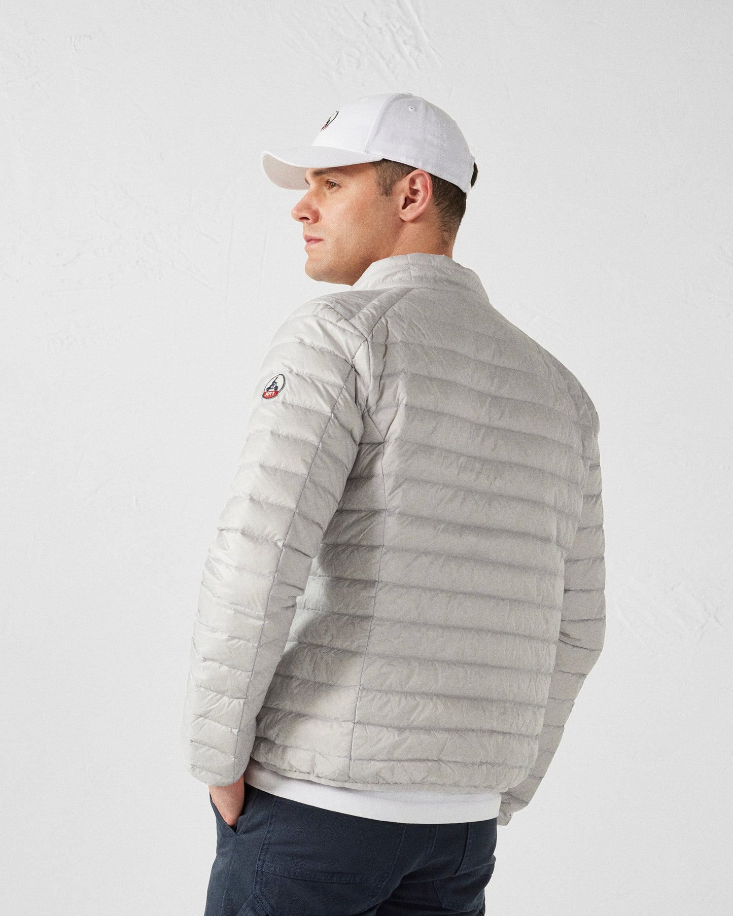 Doudoune légère Gris glace Mat