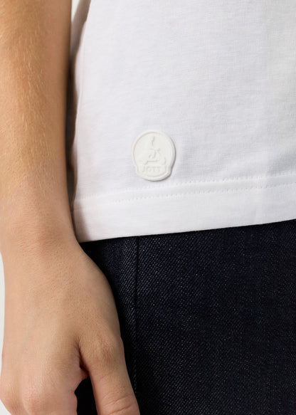 T-Shirt col V Blanc Sofy