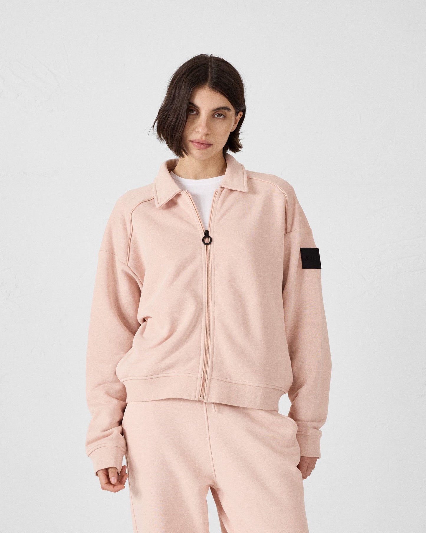 Veste col chemise Pêche clair Anneso