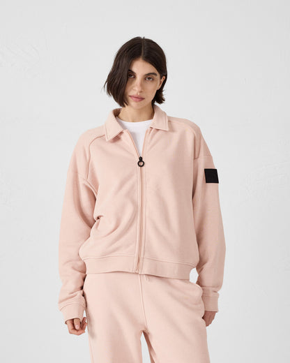 Veste col chemise Pêche clair Anneso